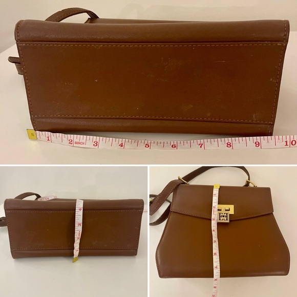 Escada Brown Shoulder Bag with Gold Accents - Picture 7 of 7